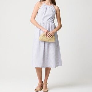 NWT | J Crew Factory Strappy seersucker dress | Sz 6